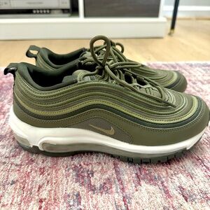 Nike Air Max 97 in Olive and White